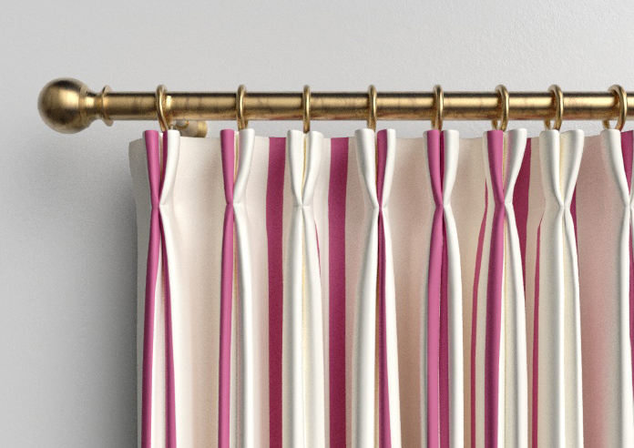 Winnies Stripe, Cosmos - Made to Measure Curtains - Image 10
